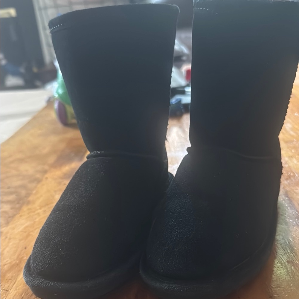BearPaw Black Suede Footwear